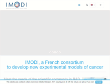 Tablet Screenshot of imodi-cancer.org